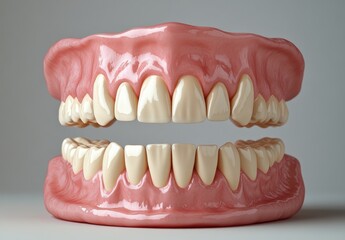 Obraz premium Healthy Human Teeth Dental Model Close Up