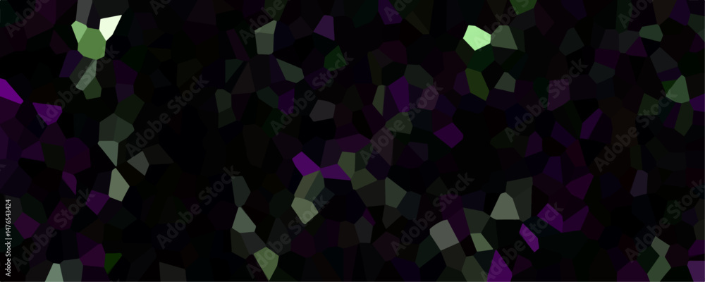 Poster dark lemon and purple dark broken glass quartz design abstract background. terrazzo texture vector. 