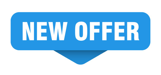 new offer sticker. new offer sign on transparent background