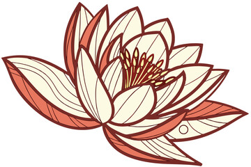 93 lotus flower, 3d rendering, wood texture, symmetry, abstract art, digital art, minimalist design, intricate details, warm tones, bold colors, layered petals