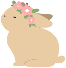 냄새 맡는 토끼 © 야엉 Aong