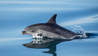 Naklejka premium dolphin in the water