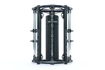 all-in-one workout tower isolate on white background