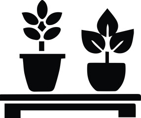 Flower Icon in Minimal Style