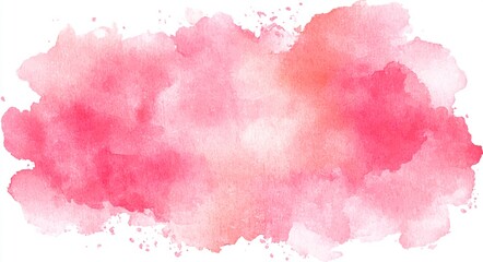 Obraz premium Pink watercolor background for your design, watercolor background concept, vector. High quality