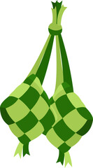 Traditional Ketupat Food For Eid