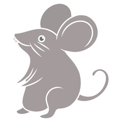 vector illustration of a mouse