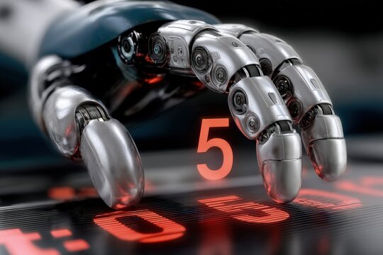 Robotic Hand Interacting with Digital Interface