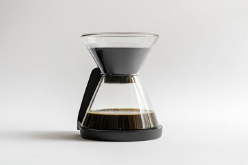commercial drip coffee brewer isolate on white background