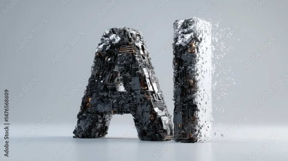 Poster innovative ai-coded capital logic icon concept demonstrating decision making embedded in strategic f