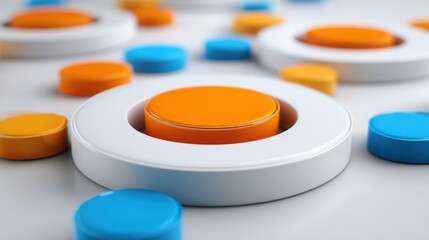 Ai-enhanced c-level suite icon concept highlighting executive logic and innovative leadership for business success