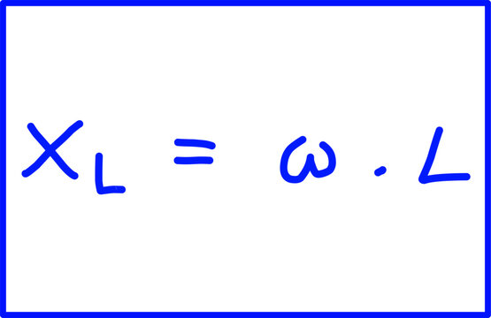 physics alternating current voltage, physics formula Inductive Reactance
