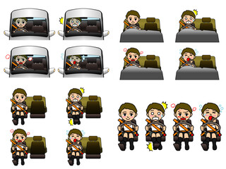 壱A：運転表情集 夏女子Bまとめ CS3