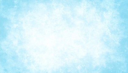 Obraz premium Pastel light blue background with white center and old vintage texture. Elegant distressed pastel blue paper illustration.