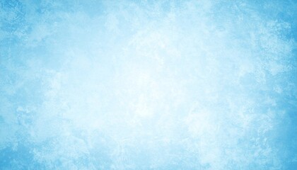 Obraz premium Pastel light blue background with white center and old vintage texture. Elegant distressed pastel blue paper illustration.