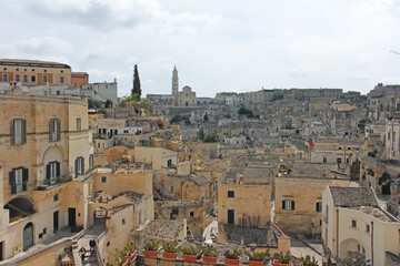 Naklejka premium The Old town of Matera, Italy