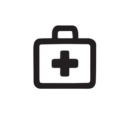 Medical kit case icon