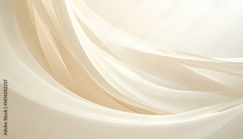 Poster elegant flowing fabric texture studio high-resolution image soft lighting close-up design inspiratio
