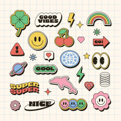Vintage Retro Kitchen y2k Sticker Icon Illustration