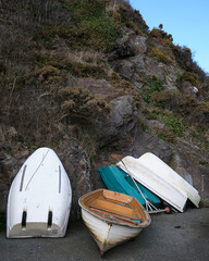 Boats on land