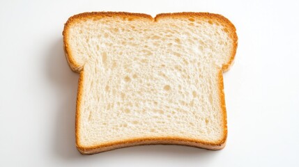 slices of toast on a white background.