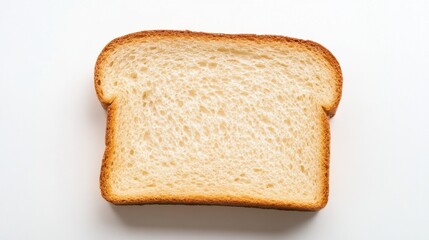  slices of toast on a white background.