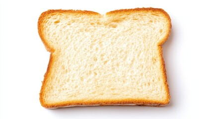  slices of toast on a white background.