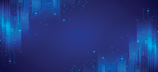 Blue gradient futuristic technology background