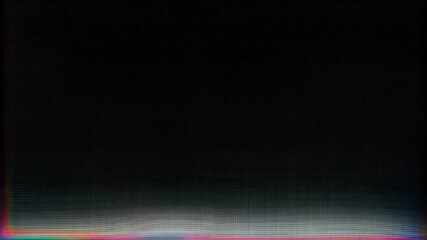 Distorted digital grid displays glitch art and broken data with rainbow light effects - Powered by Adobe