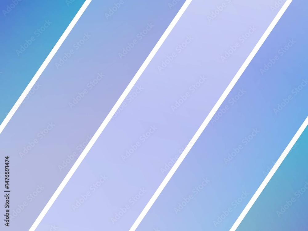 Poster abstract teal gradient stripes, refreshing, creating a vibrant pattern, with white borders, for cool