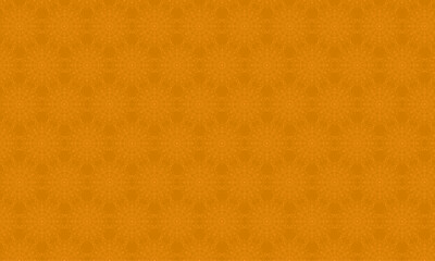 Seamless Floral Mandala Pattern – Intricate Flower Design for Corporate, Meditation, Fabric, Wallpaper, Home Decor, and Art | Elegant Decorative Ornamental Floral Mandala Background with orange color