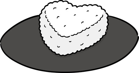 Illustration of rice
