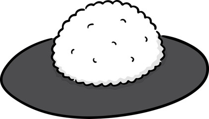 Illustration of rice
