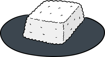 Illustration of rice

