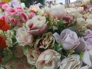 wedding bouquet of roses