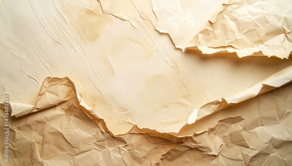 Poster textured crumpled paper background studio image collection neutral close-up visual inspiration