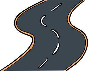Illustration of road
