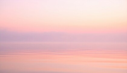 Serene sunset reflection over calm water coastal location nature scene tranquil environment wide-angle view peaceful concept