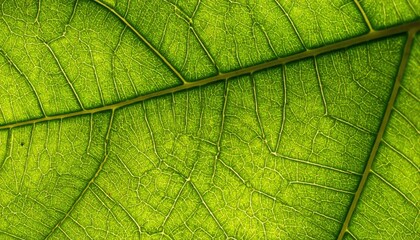 Exploring the intricate patterns of a green leaf nature's canvas macro photography natural environment close-up botanical art