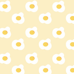 Cute sunny egg background