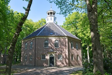 Octagonal dome church built by the Maatschappij Van Weldadigheid in Veenhuizen.