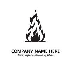 Fire Logo Company Design Illustration Vector Graphic Image