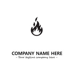 Fire Logo Company Design Illustration Vector Graphic Image