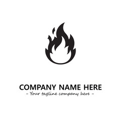 Fire Logo Company Design Illustration Vector Graphic Image