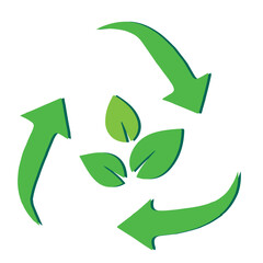 green recycle symbol