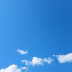 Empty space of sky and clouds