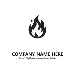 Fire Logo Company Design Illustration Vector Graphic Image