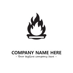 Fire Logo Company Design Illustration Vector Graphic Image