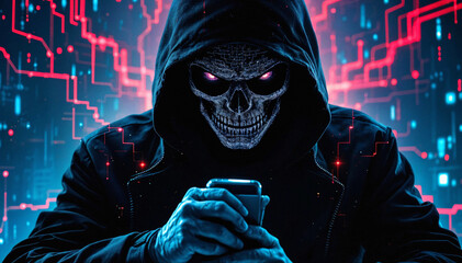 Anonymous hackers are watching you illustration