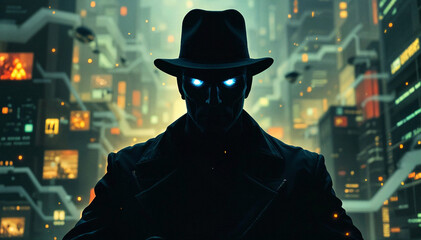 Anonymous hackers are watching you illustration
